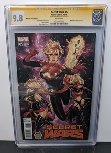 Secret Wars #5 Midtown Variant CGC 9.8 Mark Brooks Captain Marvel Cover - Picture 1 of 2