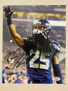 Richard Sherman signed SEATTLE SEAHAWKS 8 X 10 photo PSA/DNA AUTHENTICATED - Picture 1 of 2
