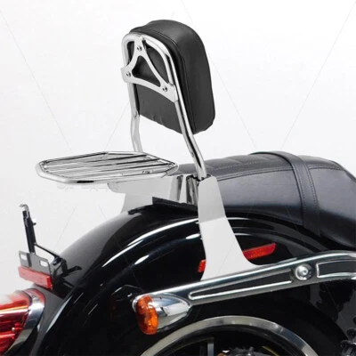 Passenger Sissy Bar Backrest & Luggage Rack For Harley Dyna Wide Glide 2006-2008 - Image 1 of 4