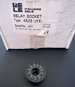 AZUCS (19,5) RELE ITALIANA Relais Basis PCB Sockel 11-polig C43 Modell AZUCS 10A/300V - Bild 1 von 4
