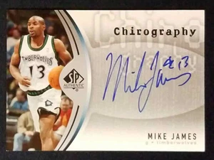 2006-07 SP Authentic Mike James Chirography Auto Minnesota Timberwolves NR-MINT - Picture 1 of 2