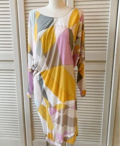 EMILIO PUCCI Long Sleeve Dress Size 36 Ladies Multicolor Used From Japan F/S - Picture 1 of 6