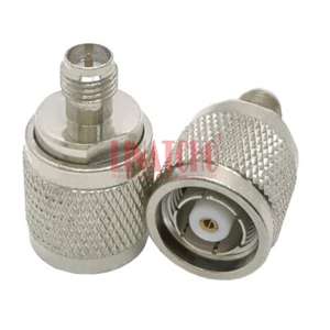 RP SMA hembra a RP TNC macho antena de enrutador WIFI 50 ohmios conector recto - Imagen 1 de 10