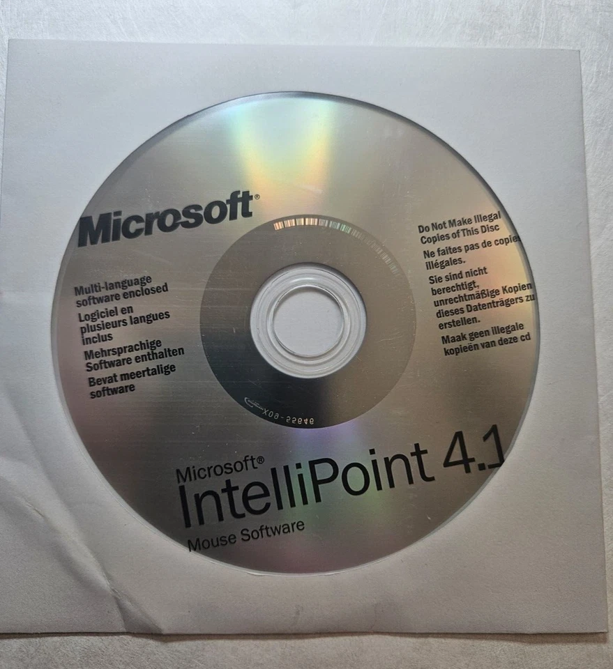 Genuine Microsoft IntelliPoint 4.1 Mouse Software CD-ROM  - Image 1 of 2