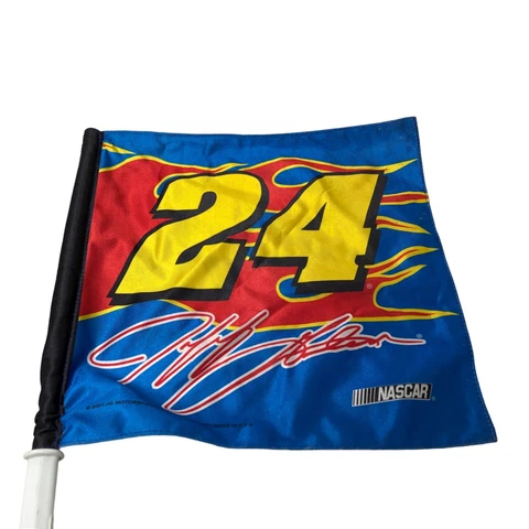 VTG 2001 Jeff Gordon NASCAR JG Motorsports Car Window Flag 12" x 12" Cover