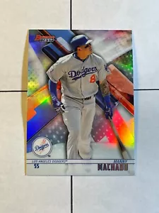Manny Machado 2018 Bowman's Best REFRACTOR #10 Dodgers Padres - Picture 1 of 2