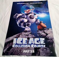 SDCC 2016 Exclusive 14x20 Ice Age Collision Course Double Sided NEW
