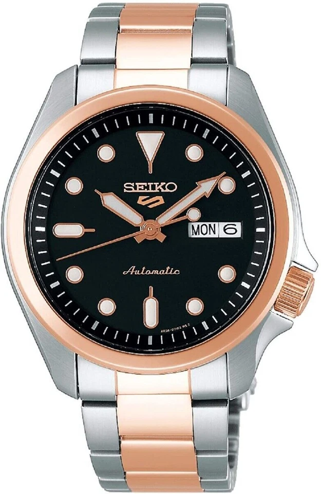 Seiko 5 Sports Men's Black Watch - SRPE58