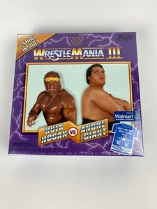 Funko WWE Wrestlemania 3 III T-shirt XL Hulk Hogan Andre the Giant Display Ring - Picture 1 of 6