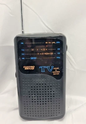 Radio FM Portátil Electro Band Personal TV Sonido Informe Meteorológico Foto 1 de 2