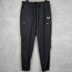 ASRV TetraLite Jogger Mens Medium Black Zip Pockets Cargo Stretch Nylon Training - Imagen 1 de 12