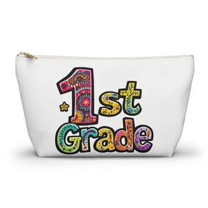 1st Grade Accessory Pouch, School Supplies Tote Bag, Pencil Case, Back to School - Picture 1 of 10