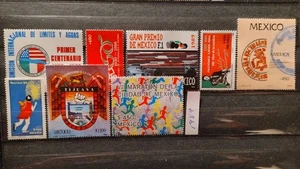 Mexico Stamp 1989 8 lot all different most used as seen, combine shipping - Picture 1 of 2