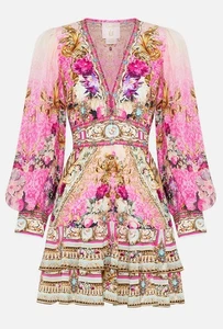 CAMILLA CALL OF THE CANAL BUTTON FRONT FRILL DRESS $799 size:XL - Picture 1 of 21