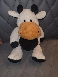 TY Tylux 2002 Kuh Pluffies Grazer Plüschtier Stofftier Sitzsack Spielzeug - Bild 1 von 6