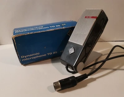 Telefunken TD 20 TS Dynamisches Mikrophon, Tischmikrofon 1960er, Made in Germany - Bild 1 von 4