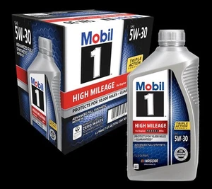 6 PACK Mobil 1 Advanced Full Synthetic Motor Oil 5W-30, Triple Action 1 Quart - Picture 1 of 24