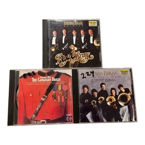 Empire & Canadian Brass CD Lot (3) Telarc RCA Class Brass - Foto 1 di 3