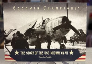 2025 UD Goodwin Champions Story USS Midway CV-41 Operation Frostbite SSP 1:100 - Picture 1 of 3