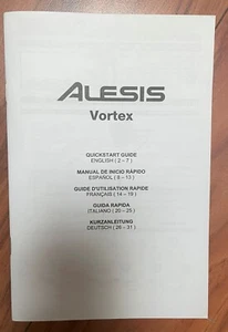 Alesis Vortex Quick Start Guide - Picture 1 of 1