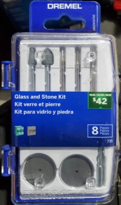 *NEW* DREMEL Glass & Stone 8 Piece Kit | 261042587 - Image 1 of 3
