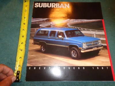 Chevrolet Suburban 1987 folleto de ventas/catálogo original!!! Foto 1 de 4