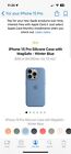 Apple Silicone Case with MagSafe for iPhone 15 Pro - Winter Blue - Unused