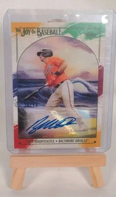 Ryan Mountcastle 2023 Topps x Bob Ross #74B Paint Splatter #26 /99 Rookie - Image 1 of 2