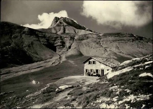 Val Badia Dolomiti Rifugio Puez Berghütte Südtirol Italien Postkarte gelaufen - Picture 1 of 2