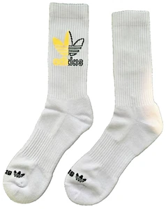 ADIDAS Split Trefoil Socks Single Pack, Lavender Tint Crew Socks Mens Size 6-12 - Picture 1 of 4