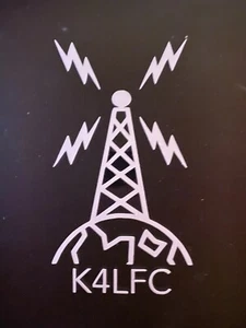 Ham Radio Custom Call Sign Decal - Zdjęcie 1 z 2