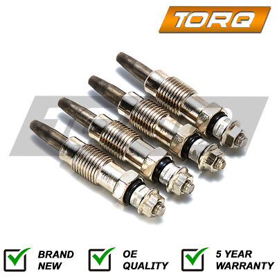 Torq 4x Diesel Heater Glow Plugs Fits Ford Escort (Mk6) 1.8 TD • 11.01€