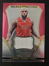 2013-14 Select LeBron James Swatches Game Used Jersey #7 Heat