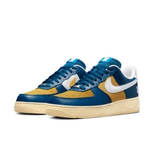 Nike Air Force 1 Low SP-Undefeated 5 On It Blue Yellow Croc -Size 7.5-DM8462400 - Picture 1 of 9