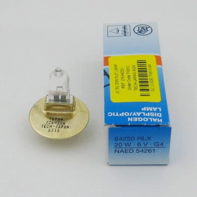 TOPCON  6V 20W Slit Lamp Microscope Bulb SL-1E 2E 3E 3G TN910 - Image 1 of 2