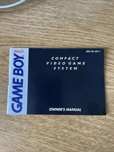Original Nintendo Game Boy Compact Video Game System Owner's Manual Book Only - Picture 1 of 1