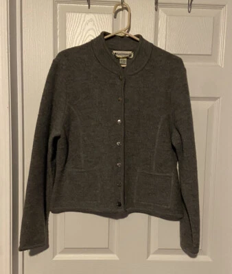 Cárdigan suéter 100 % lana para mujer Appleseed’s talla mediana limpieza en seco Foto 1 de 4