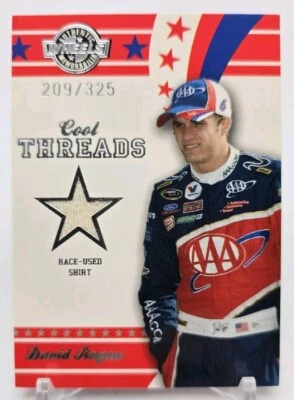 2008 Wheels American Thunder DAVID RAGAN Cool Threads Race Used Shirt Relic /325 - Image 1 of 4