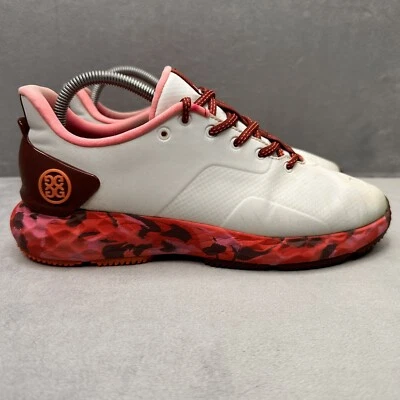 Zapatos de golf G/Fore MG4+ Plus para hombre talla 8,5 (mujer 10) sorbete camuflaje rosa sin clavos Foto 1 de 4