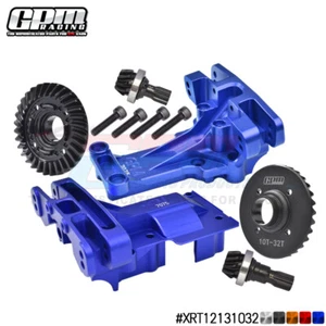 GPM Alloy 7075 F&R Upper Bulkhead+Carbon Steel 32/10T Differential Gear Set XRT - Picture 1 of 12