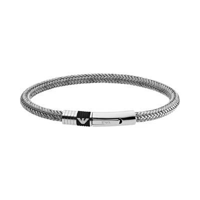 Bracciale Uomo EMPORIO ARMANI EGS162304017 Acciaio Inossidabile Nero Foto 1 de 2