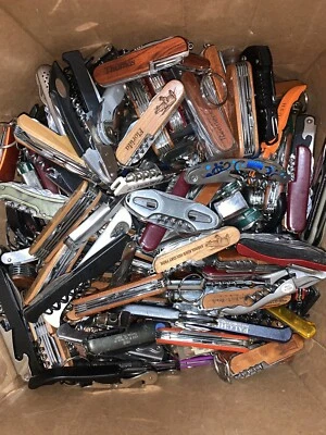 TSA Confiscated Pocket Knives/Multitools Lot! - Image 1 of 3