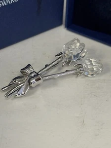 COMO NUEVO Ramo de Cristal Swarovski Rodio con Caja Original 2.25" H Plata 626847 - Imagen 1 de 7