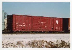 Impresión fotográfica original de 4 x 6 colores Montreal, Maine y Atlantic Boxcar #40704 - Imagen 1 de 2