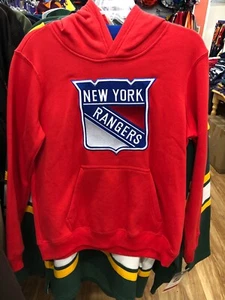 New York Rangers Hockey YOUTH Hood BOYS RED NHL TEAM APPAREL - Picture 1 of 6