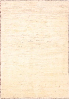 Contemporary Gabbeh Abstract Oriental Area Rug Hand-knotted Wool Carpet 3x5 ft - Image 1 of 4