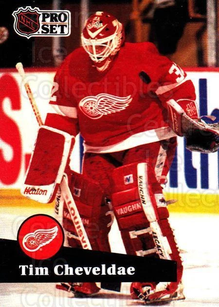 1991-92 Pro Set #57 Tim Cheveldae - Image 1 of 1