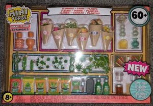 MGA's MINIVERSE MAKE IT MINI BOTANICALS Flowers Plants Deluxe Set 60+ Pieces NEW - Picture 1 of 2