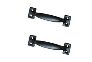Schubladengriff Schrankgriff Möbelgriff Bügelgriff Kistengriff schwarz 12cm 2 St - Bild 1 von 1