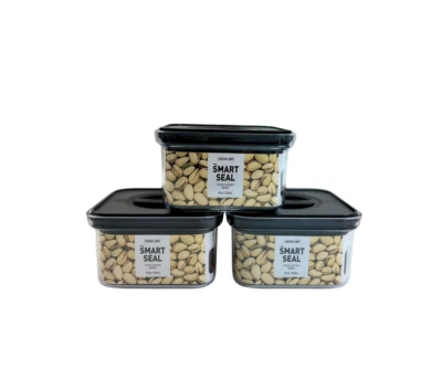 3 Set Neoflam Airtight Smart Seal Dry Food Storage Container Organizer, BPA free